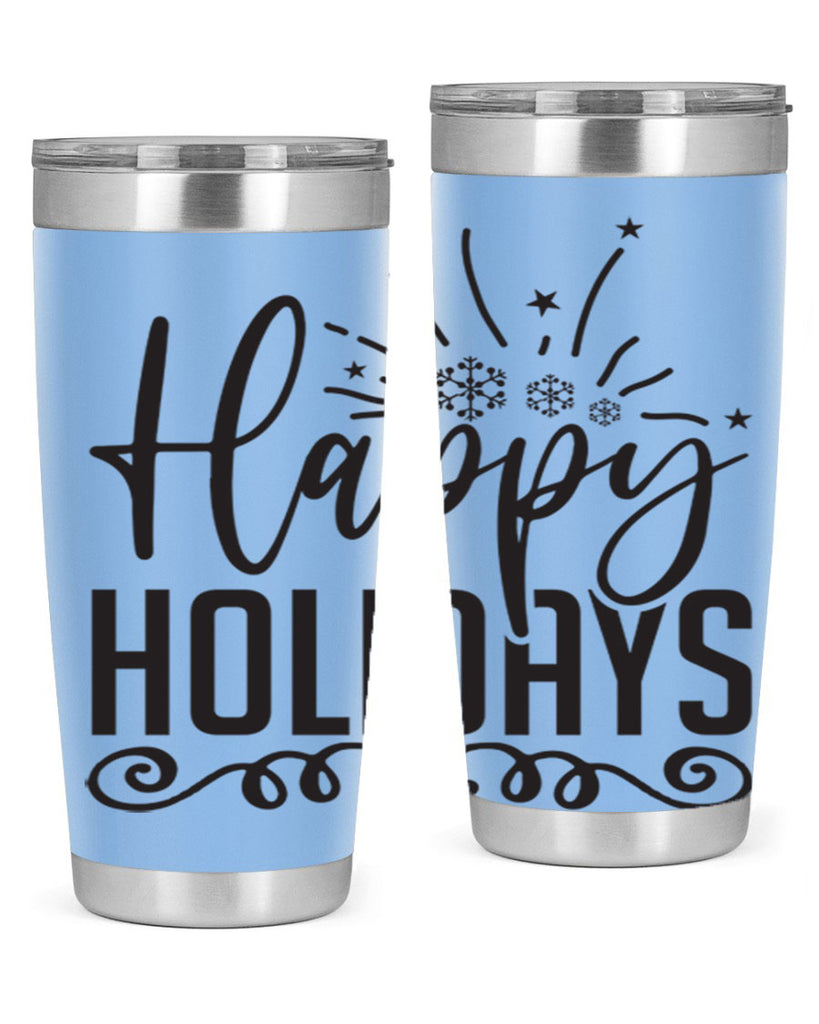 Happy holidays 137#- winter- Tumbler