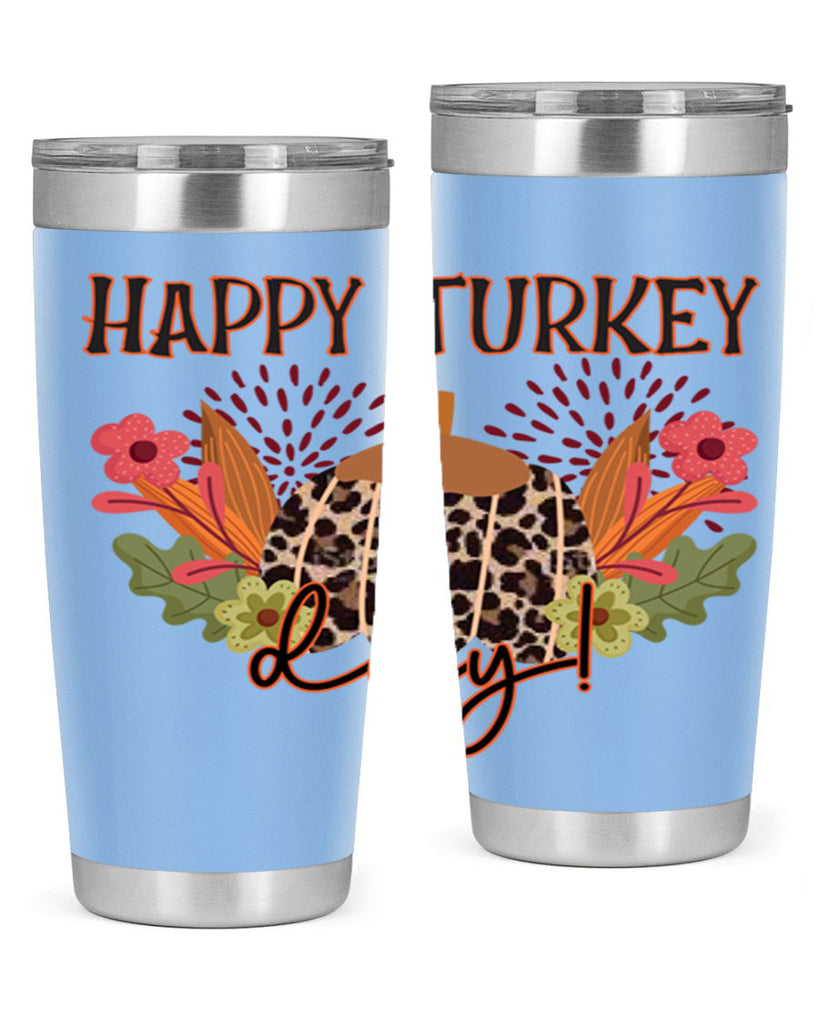 Happy turkey day 253#- fall- Tumbler