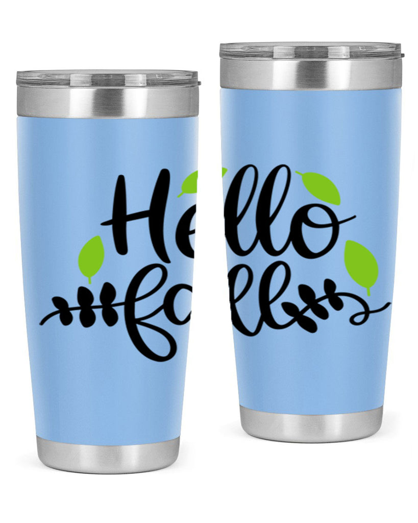 Hello Fall 283#- fall- Tumbler