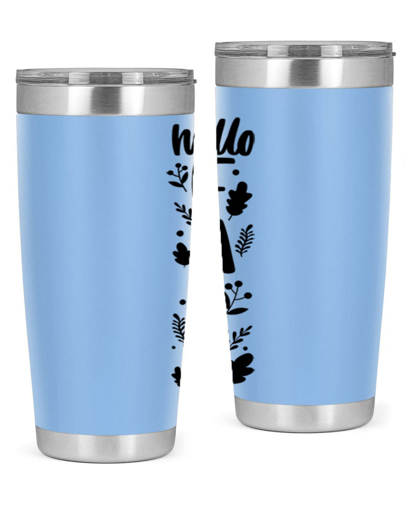 Hello Fall 495#- fall- Tumbler