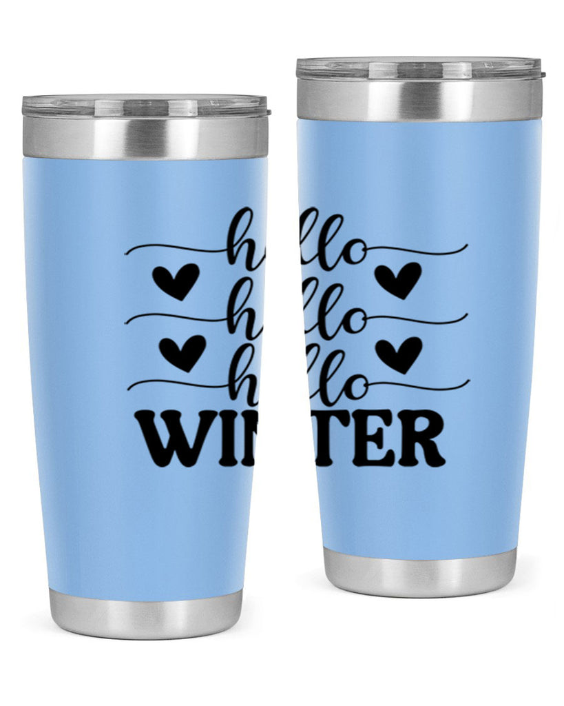 Hello Winter 167#- winter- Tumbler