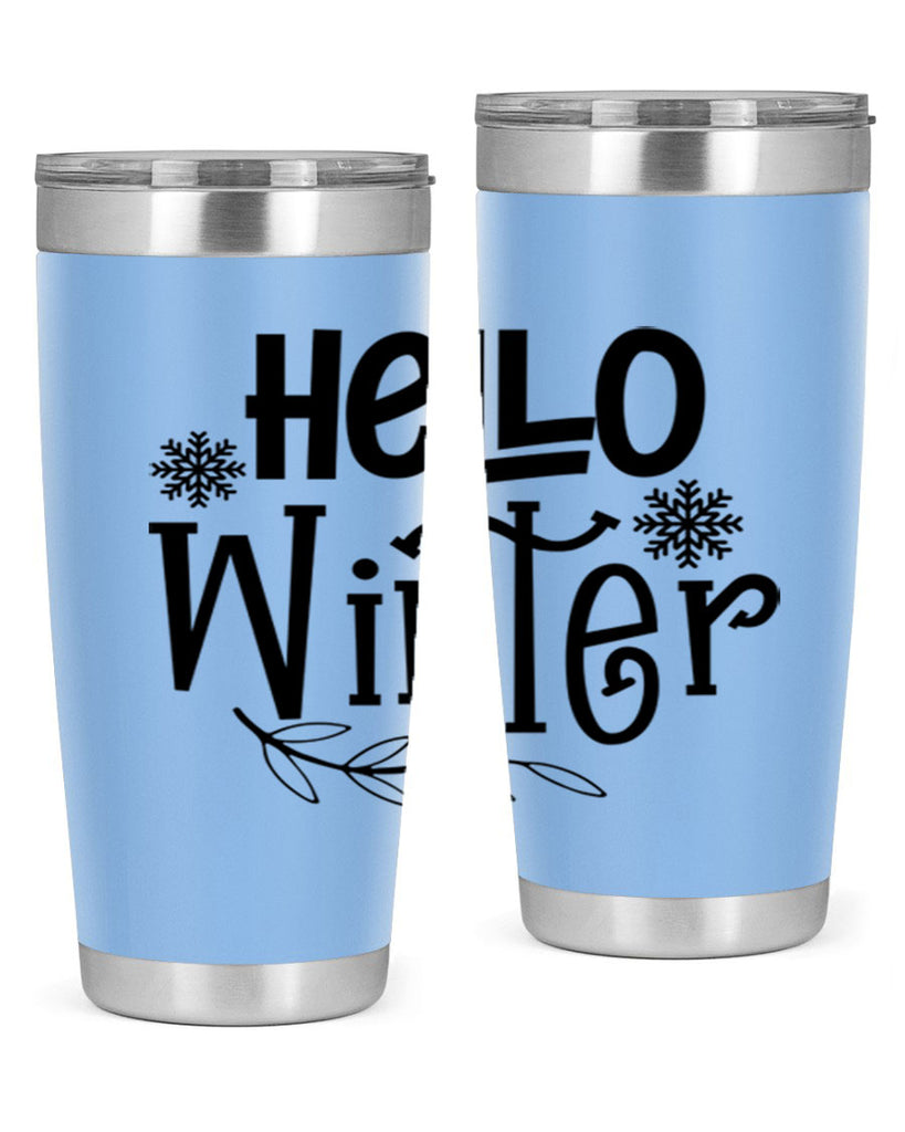 Hello Winter 168#- winter- Tumbler
