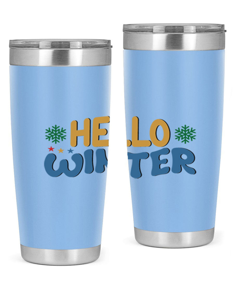 Hello Winter 181#- winter- Tumbler