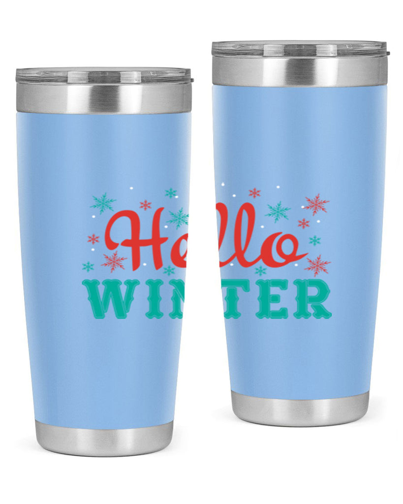 Hello Winter 182#- winter- Tumbler