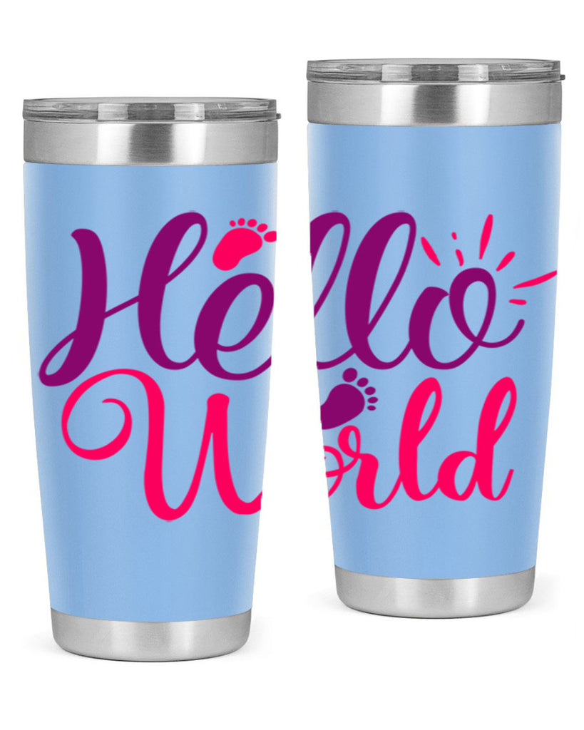Hello World Style 260#- baby- tumbler
