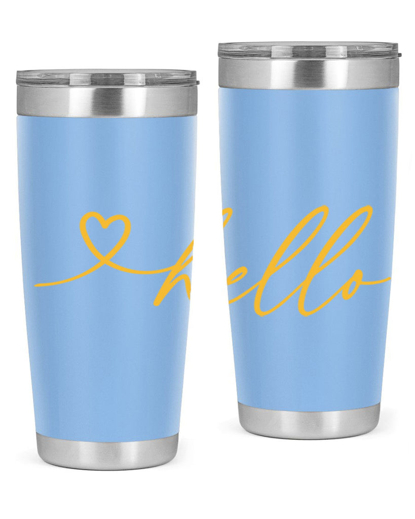 Hello heart183#- spring- Tumbler