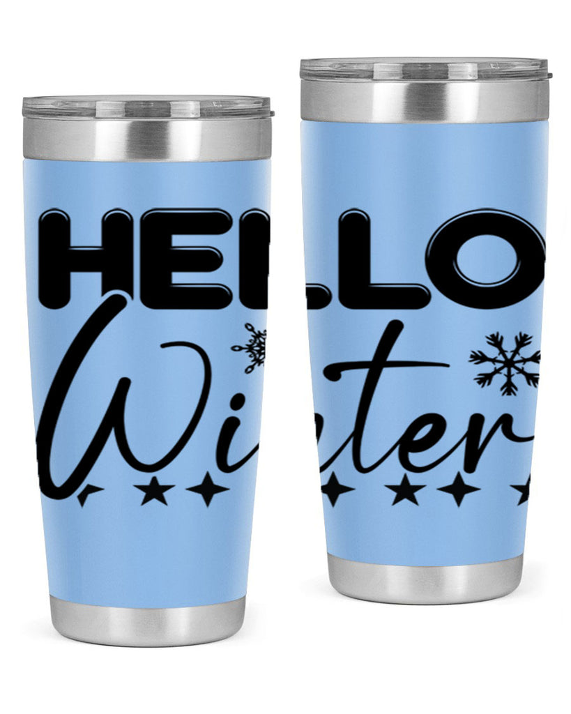 Hello winter 183#- winter- Tumbler