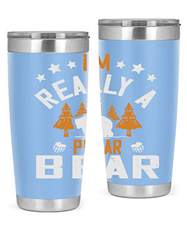 I'm really a polar bear 17#- Bears- Tumbler