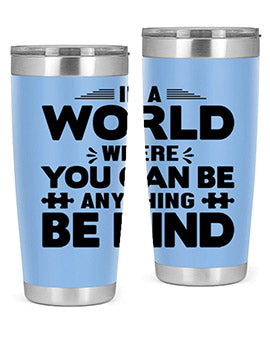 In a world Style 48#- autism- Tumbler