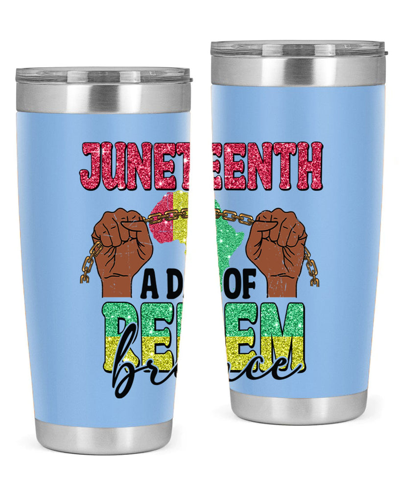Juneteenth A Day Of Remembrance Png 9#- Juneteenth- tumbler
