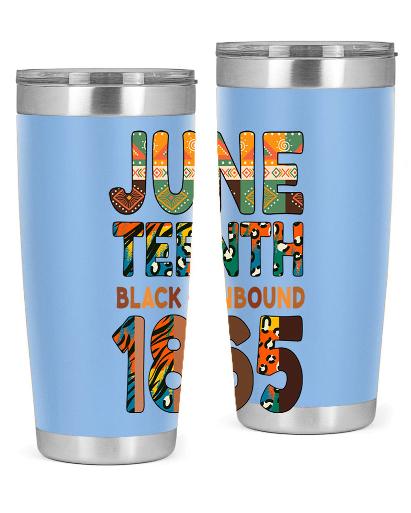 Juneteenth Black Unbound 1865 Png 33#- Juneteenth- tumbler