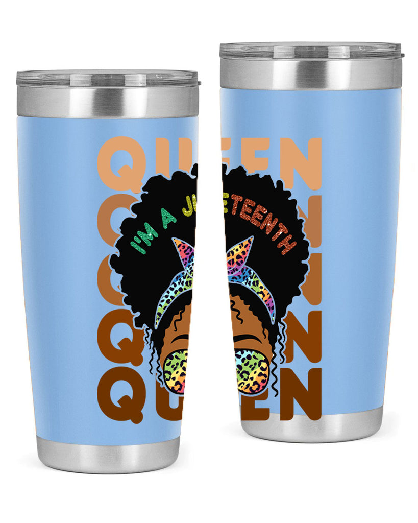 Juneteenth Queen Swag Black Melanin Png 26#- Juneteenth- tumbler