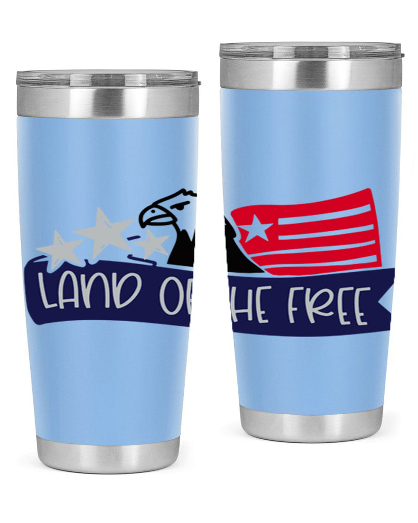 Land Of The Free Style 157#- Fourt Of July- Tumbler