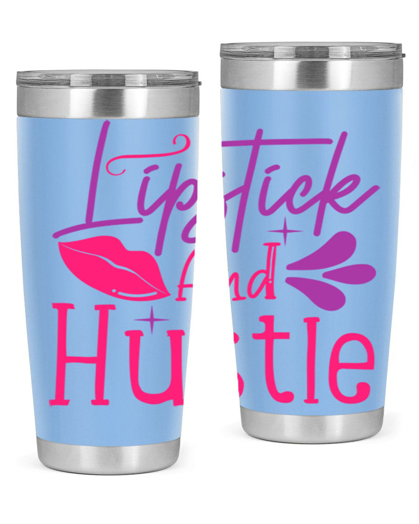 Lipstick And Hustle Style 229#- make up- Tumbler