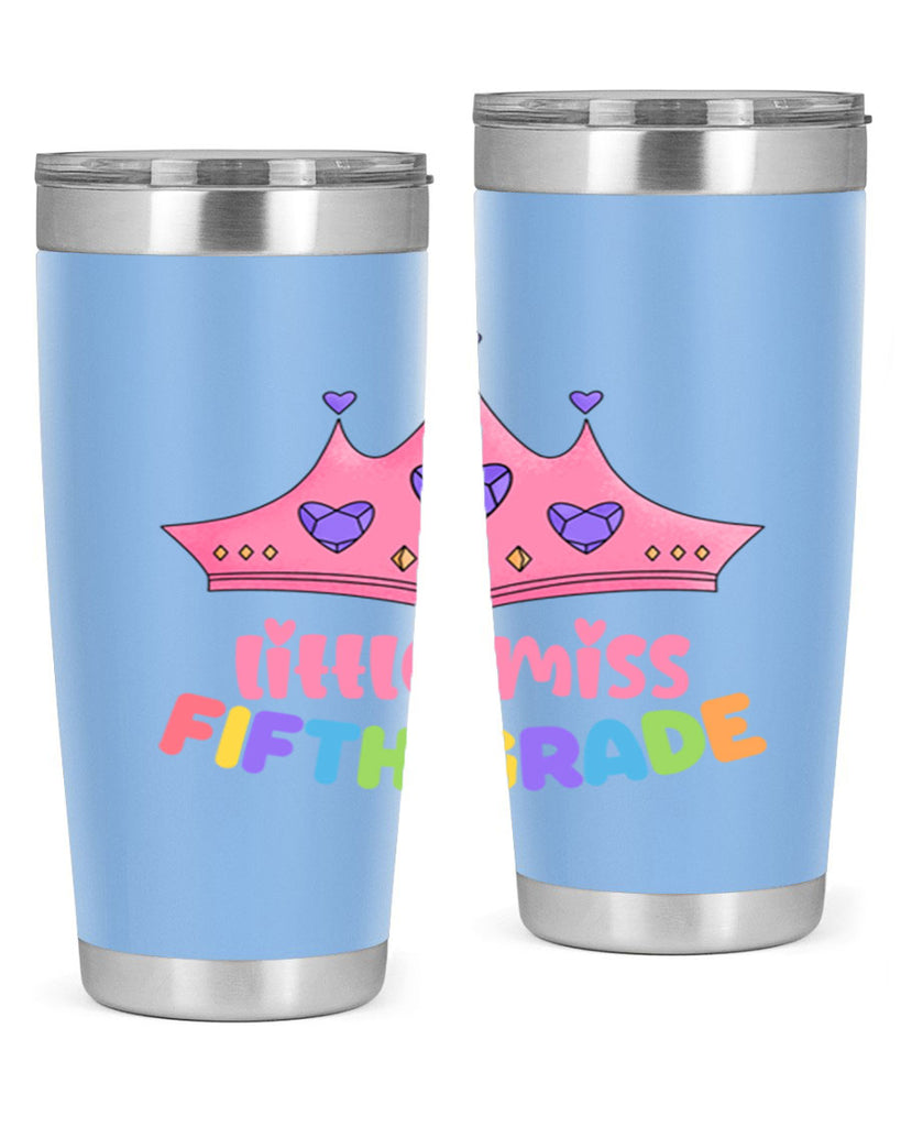 Little Miss 5th Grade 18#- 5th grade- Tumbler