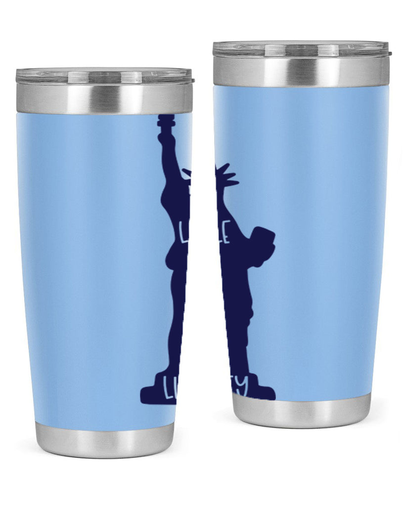 Little Miss Liberty Style 163#- Fourt Of July- Tumbler