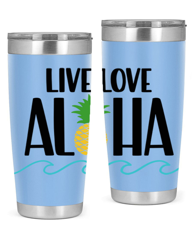 Live Love Aloha Style 30#- summer- Tumbler