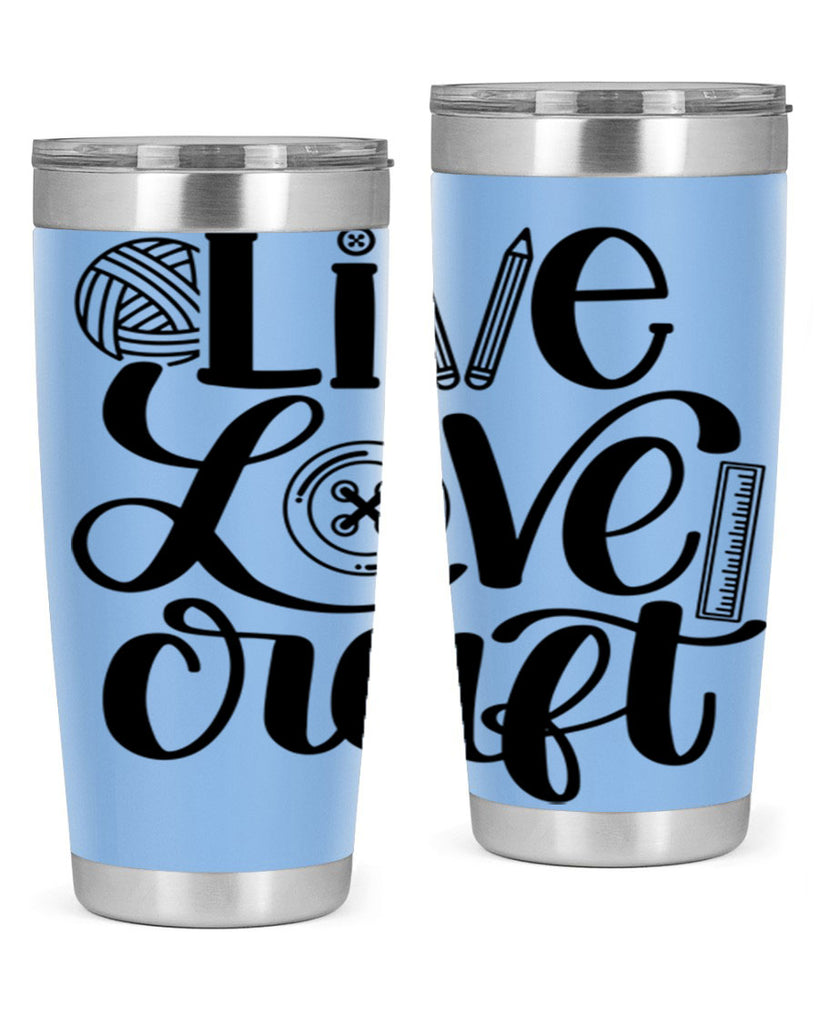 Live Love Craft 14#- crafting- Tumbler