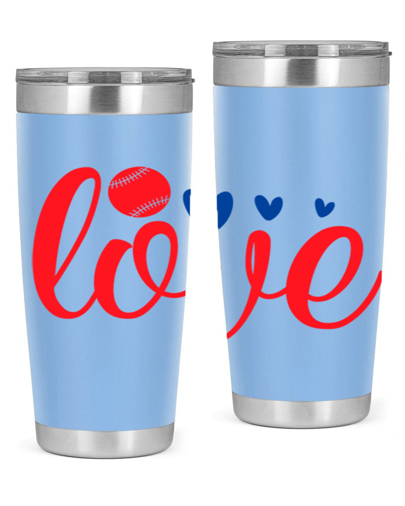 Love 2052#- baseball- Tumbler