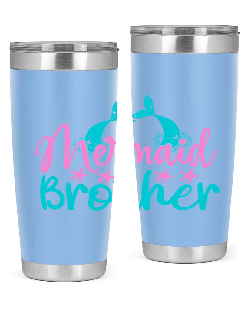 Mermaid Brother 354#- mermaid- Tumbler