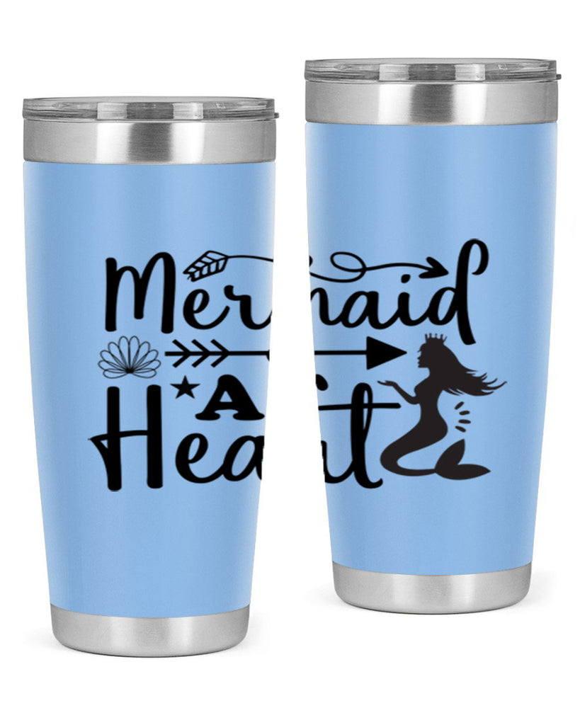 Mermaid at Heart design 397#- mermaid- Tumbler