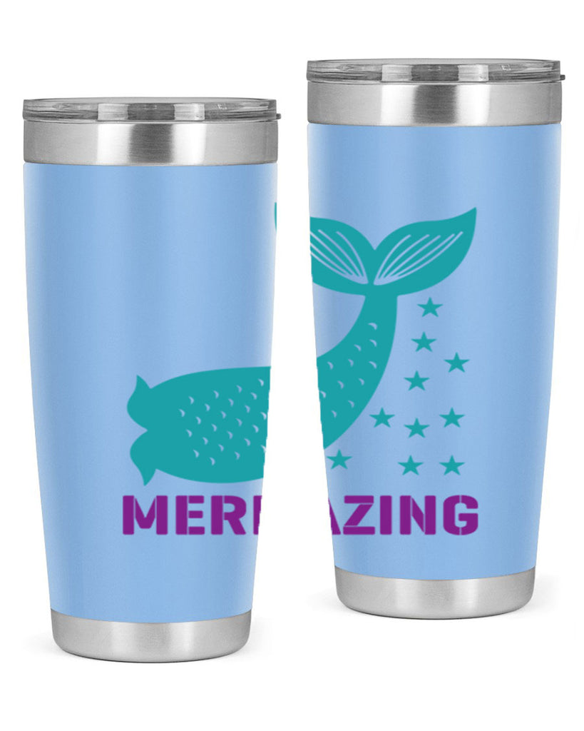 Mermazing 502#- mermaid- Tumbler