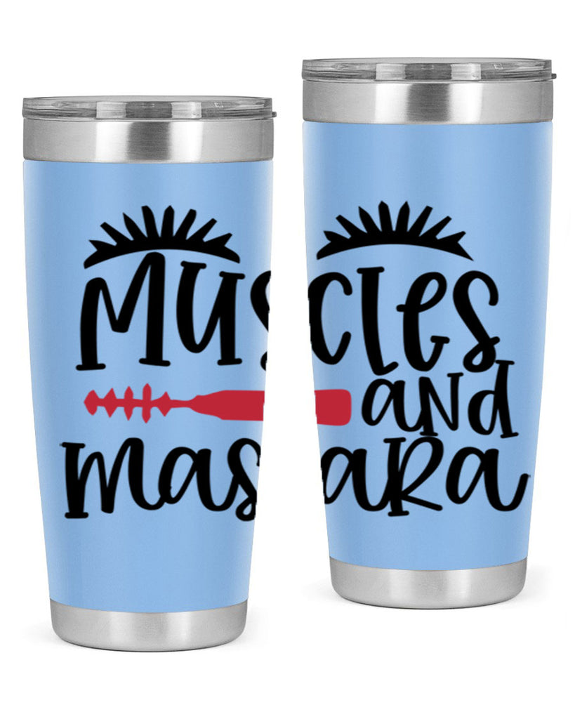 Muscles and mascara design Style 221#- make up- Tumbler