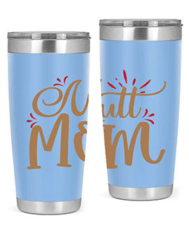 Mutt Mom Style 69#- dog- Tumbler