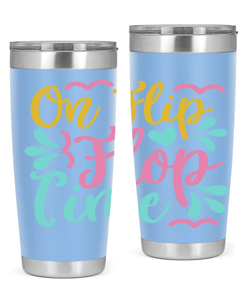 ON FLIP FLOP TIME Style 58#- summer- Tumbler