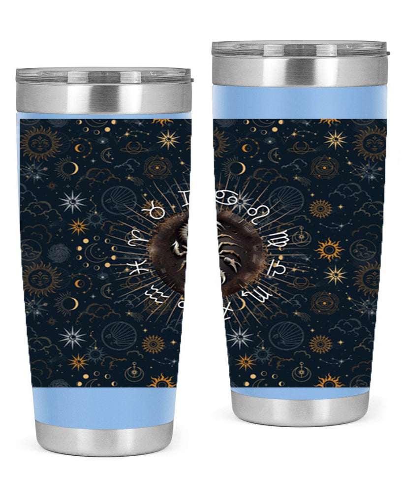 Scorpius Straight 466#- zodiac- Tumbler