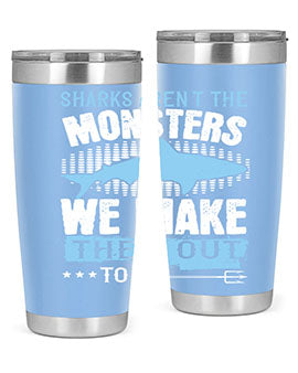 Sharks arent the monsters we make them out to be Style 26#- shark  fish- Tumbler