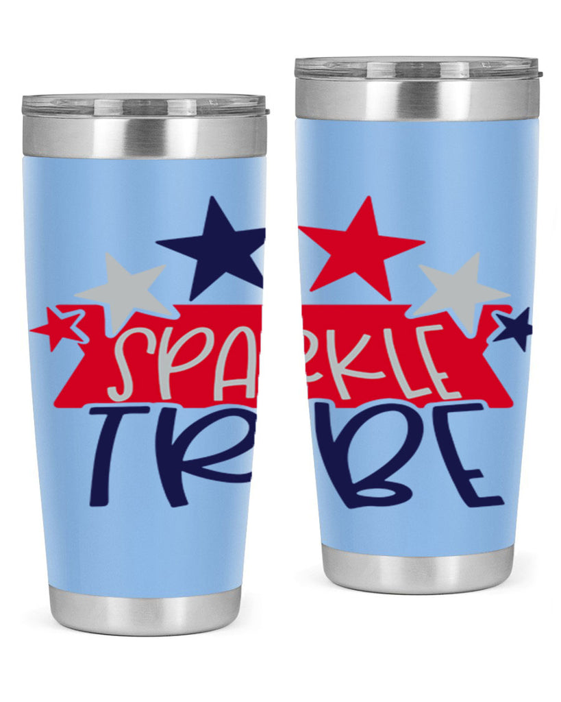 Sparkle Tribe Style 172#- Fourt Of July- Tumbler