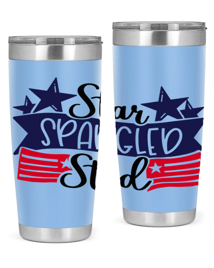 Star Spangled Stud Style 173#- Fourt Of July- Tumbler
