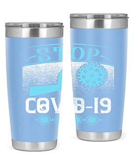 Stop covid Style 22#- corona virus- Tumbler