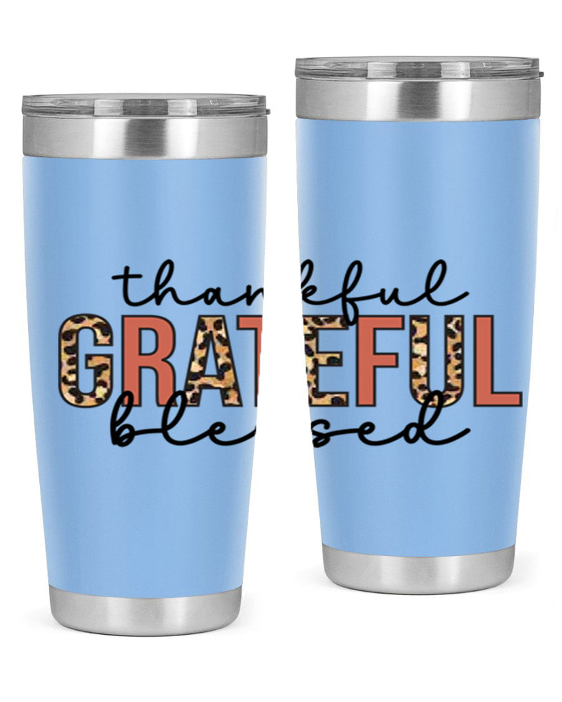 Thankful grateful blessed 602#- fall- Tumbler