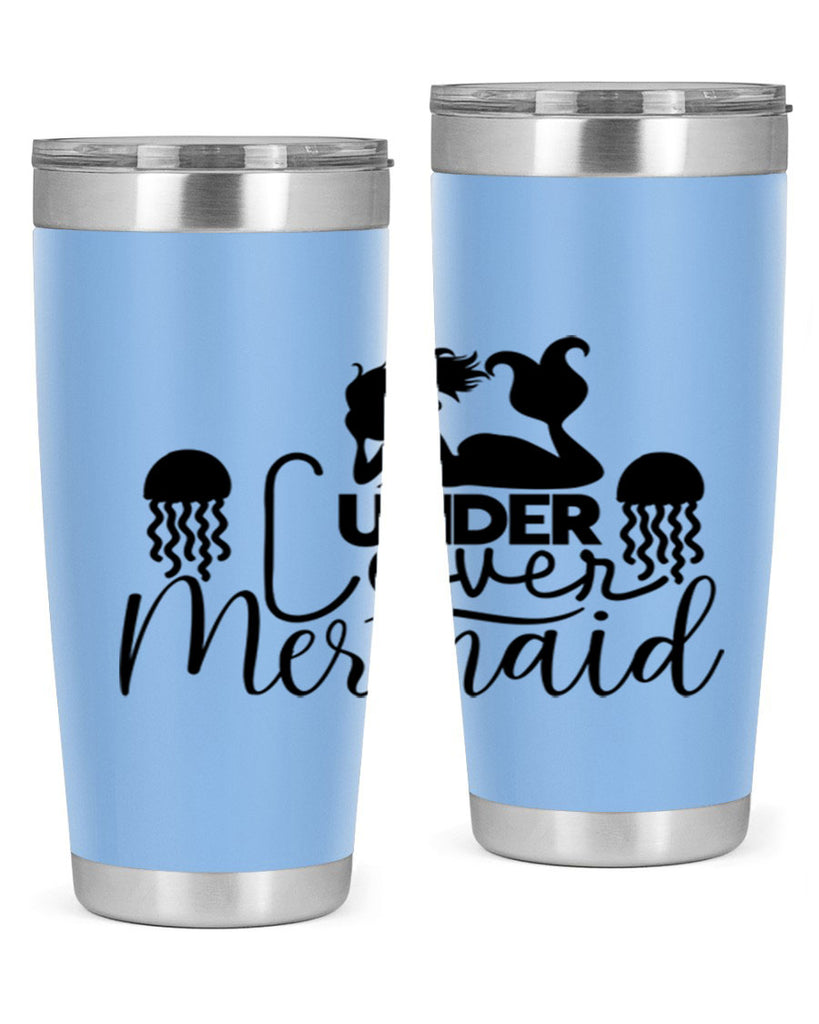 Under Cover Mermaid 642#- mermaid- Tumbler
