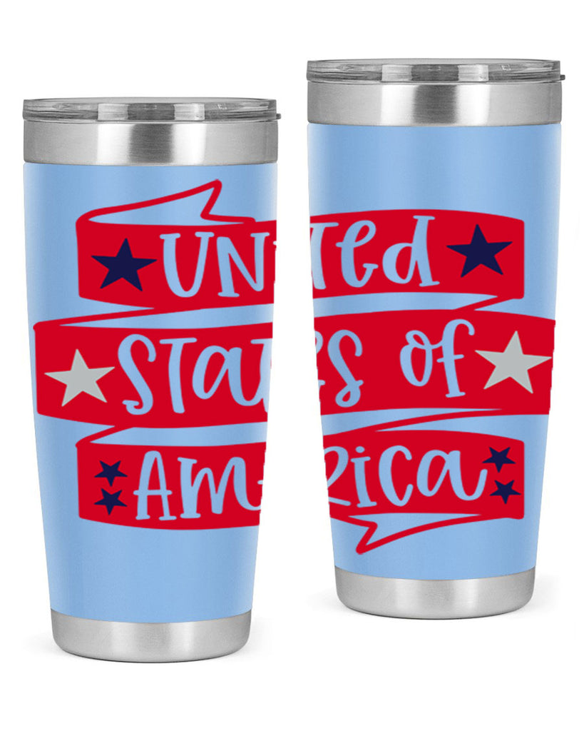 United States Of America Style 177#- Fourt Of July- Tumbler
