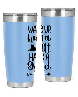 Wake Up Hug A Cat Style 108#- cat- Tumbler