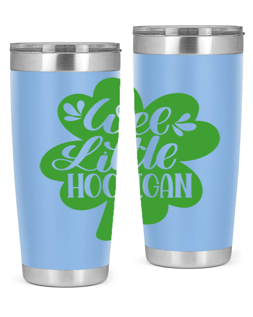 Wee Little Hooligan Style 16#- St Patricks Day- Tumbler