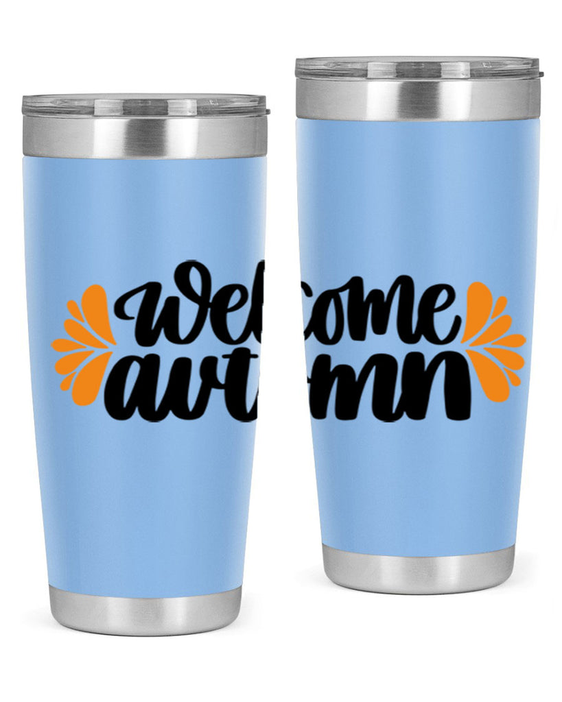 Welcome Autumn 513#- fall- Tumbler
