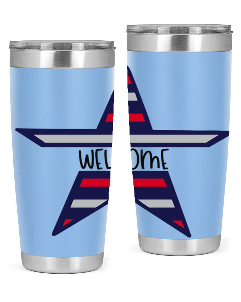 Welcome Style 186#- Fourt Of July- Tumbler