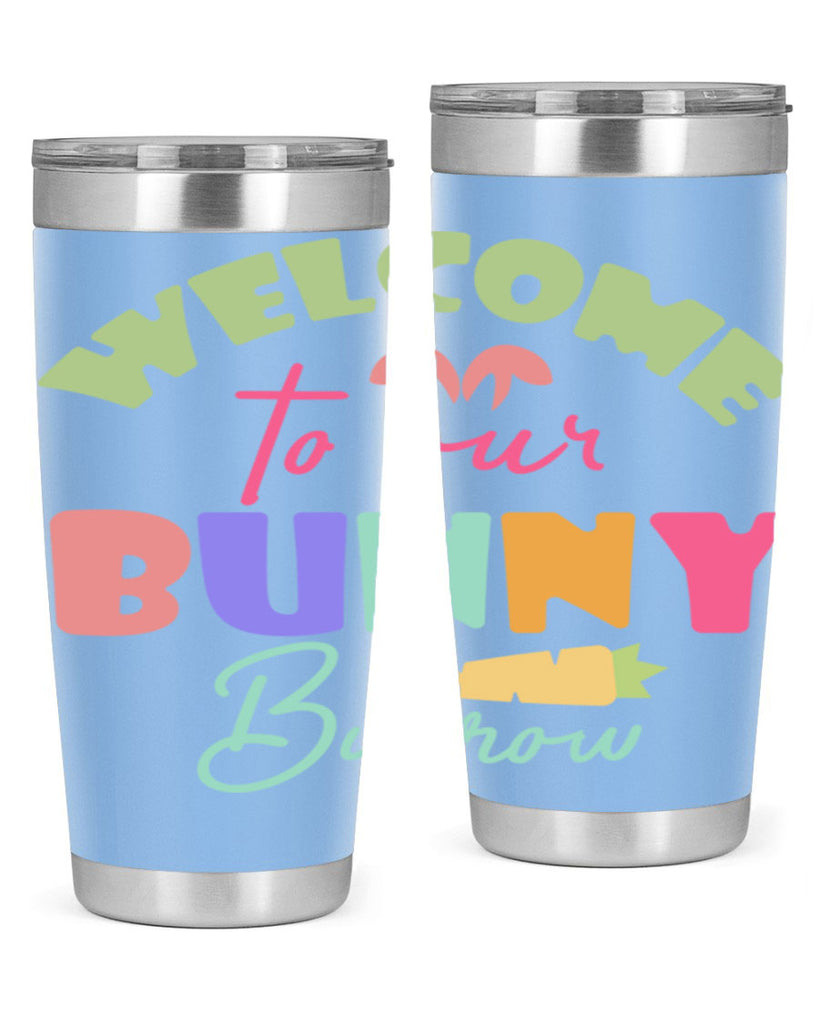 Welcome to our bunny burrow588#- spring- Tumbler