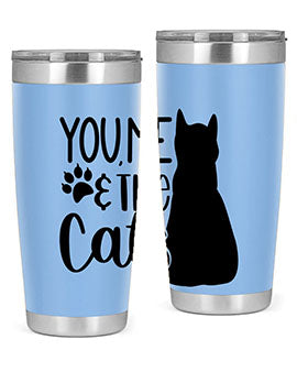 You Me The Cat Style 110#- cat- Tumbler