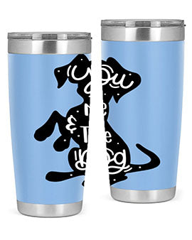 You Me The Dogs Style 4#- dog- Tumbler