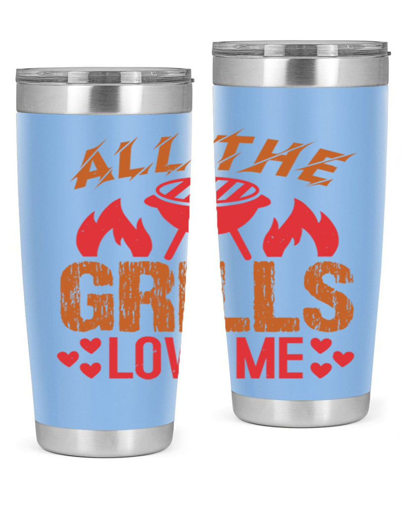 all the grills love me 50#- bbq- Tumbler