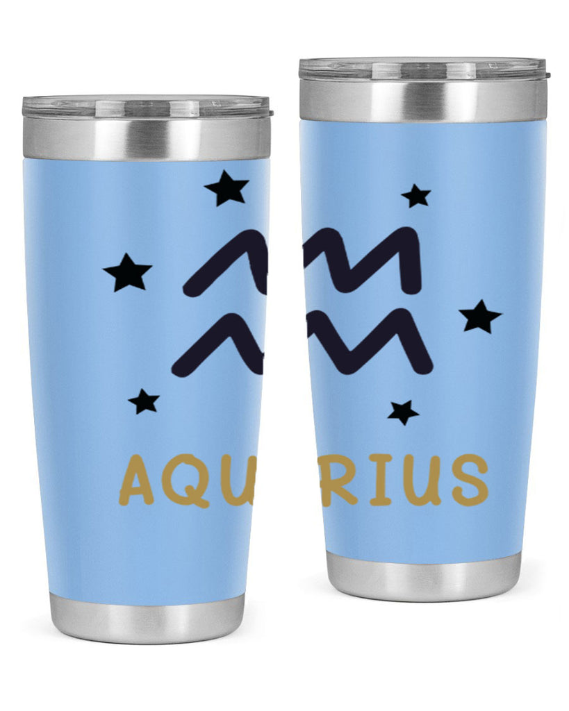 aquarius 83#- zodiac- Tumbler