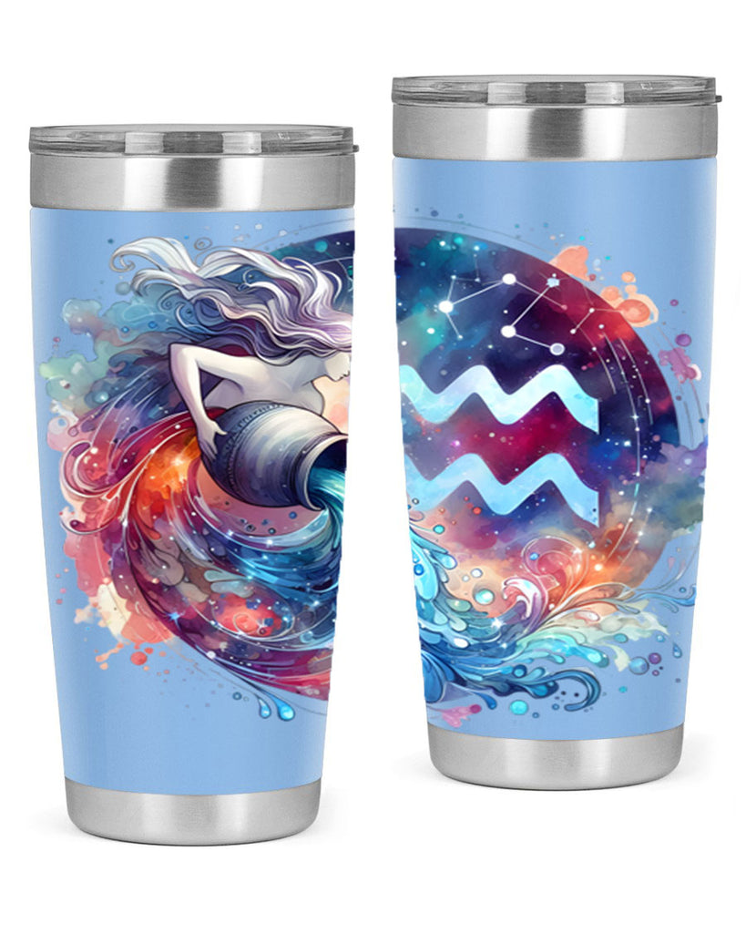 aquarius 90#- zodiac- Tumbler