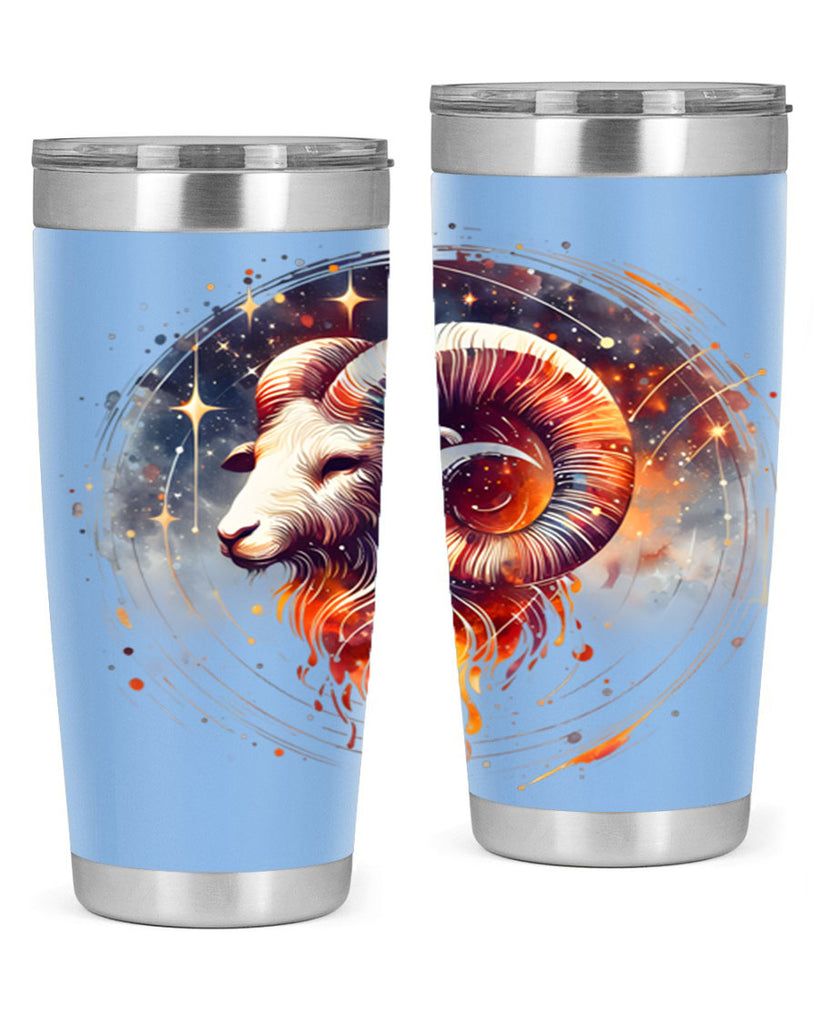 aries 125#- zodiac- Tumbler
