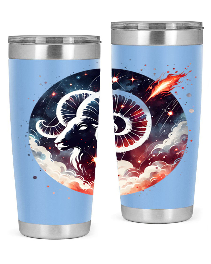 aries 140#- zodiac- Tumbler