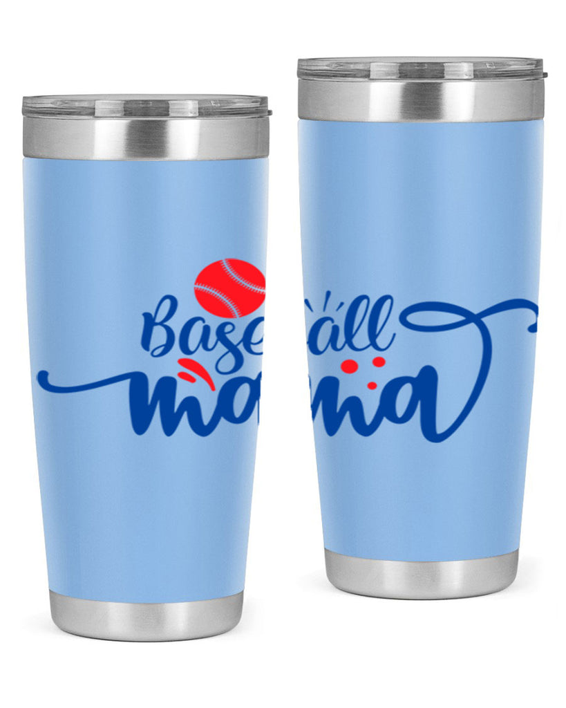 baseball mama 2208#- baseball- Tumbler